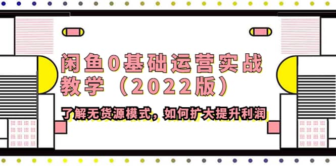 闲鱼0基础运营实战教学（2022版）了解无货源模式，如何扩大提升利润-海淘下载站