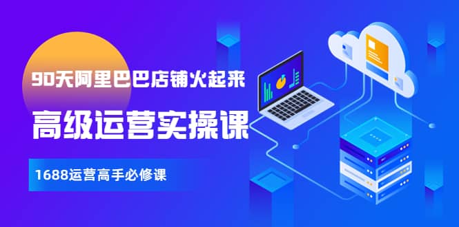 【90天阿里巴巴店铺火起来】高级运营实操课，1688运营高手必修课-海淘下载站