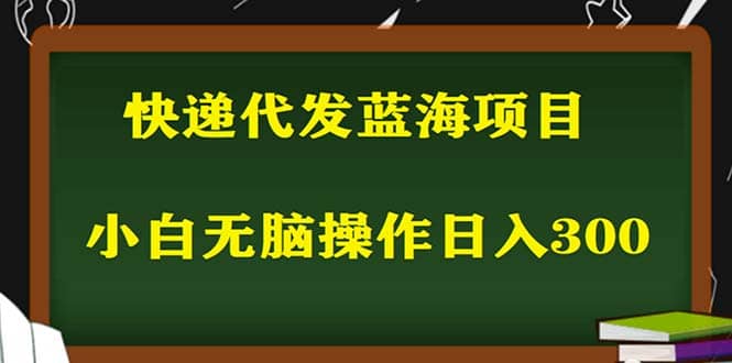 2023最新蓝海快递代发项目，小白零成本照抄-海淘下载站