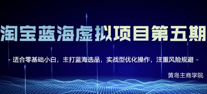 淘宝虚拟无货源3.0+4.0+5.0，适合零基础小白，主打蓝海选品，实战型优化操作-海淘下载站