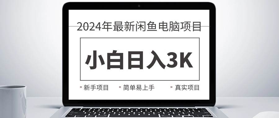 2024最新闲鱼卖电脑项目，新手小白日入3K+，最真实的项目教学-海淘下载站
