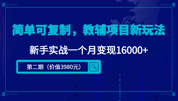 简单可复制，教辅项目新玩法（第2期+课程+资料)-海淘下载站