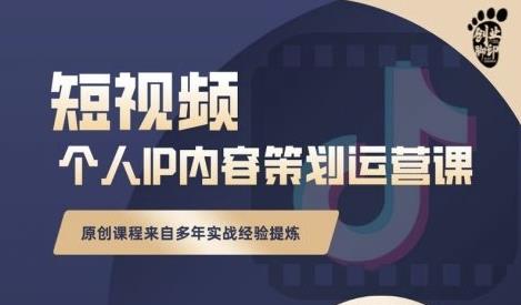 抖音短视频个人ip内容策划实操课，真正做到普通人也能实行落地-海淘下载站