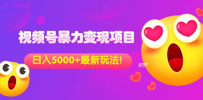 外面收费699的视频号暴力变现项目,日入5000+,简单易操作当天见效果-海淘下载站
