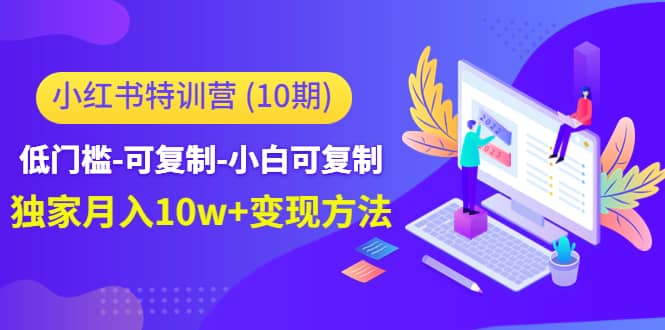 小红书特训营（第10期）低门槛-可复制-小白可复制-海淘下载站