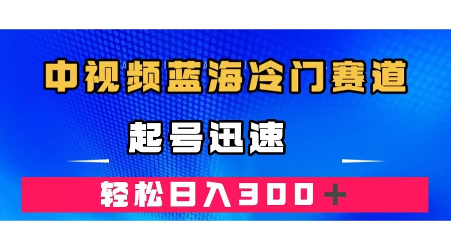 中视频蓝海冷门赛道，韩国视频奇闻解说，起号迅速，日入300＋-海淘下载站