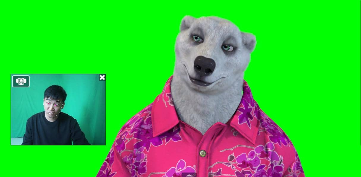 实时直播换脸卡通形象出镜，卡通形象面部捕捉(软件＋教程)-海淘下载站