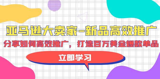 亚马逊 大卖家-新品高效推广，分享如何高效推广，打造百万美金爆款单品-海淘下载站