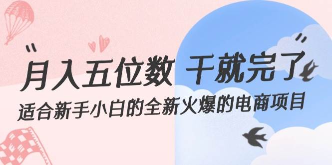 月入五位数 干就完了 适合新手小白的全新火爆的电商项目-海淘下载站