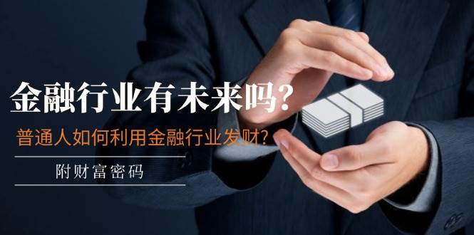 某付费文章：金融行业有未来吗？普通人如何利用金融行业发财?(附财富密码)-海淘下载站