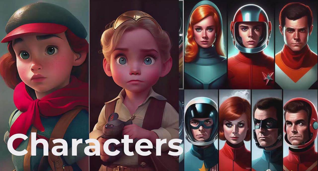 掌握 MidJourney V5 AI + ChatGPT创建一致的角色设计图像-22节课-中英字幕-海淘下载站