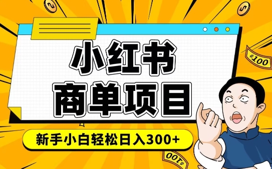 小红书千粉商单，稳定快速变现项目，实现月入6-8k并不是很难-海淘下载站