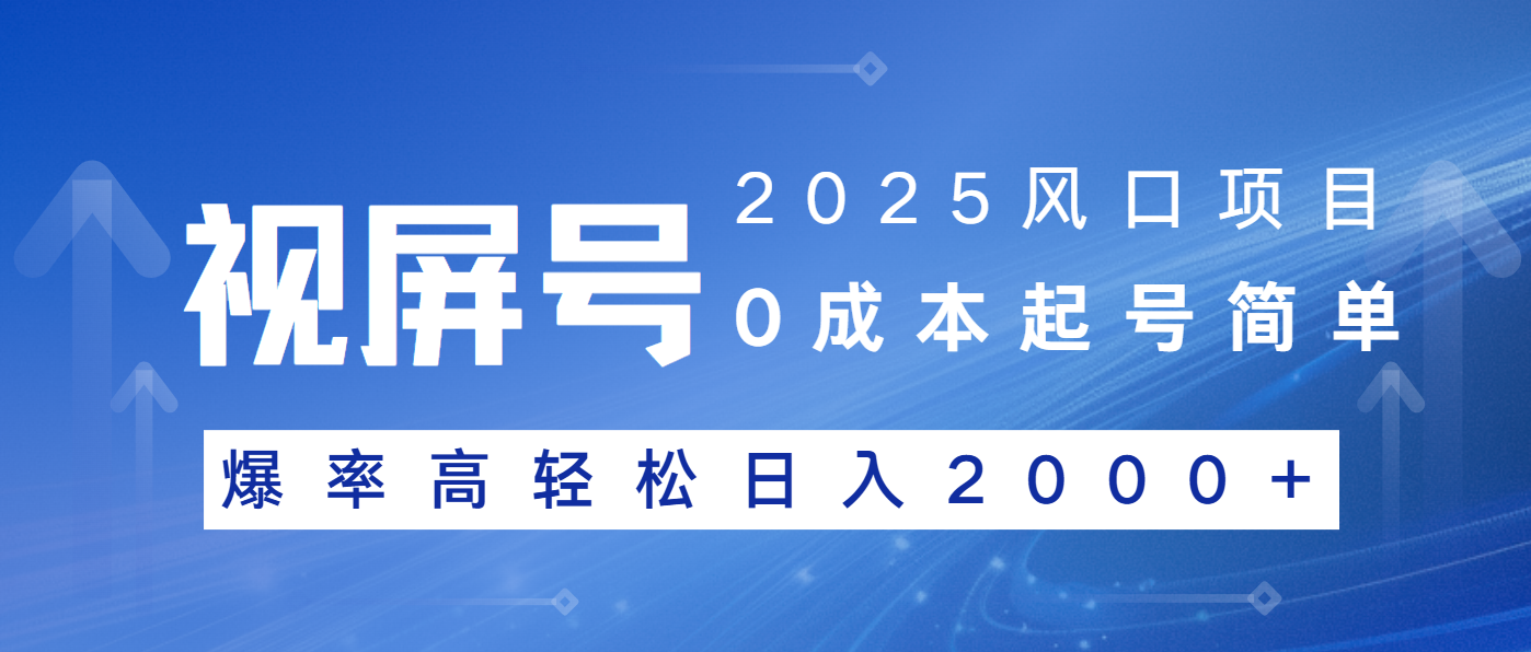 2025风口项目，视频号带货，起号简单，爆率高轻松日入2000+-海淘下载站