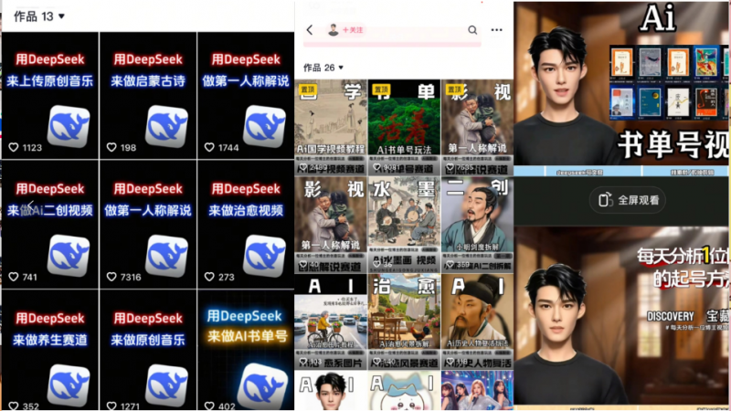 Deep seek项目拆解+卡通数字人25年4月新玩法日引200+创业粉十分钟一条…-海淘下载站