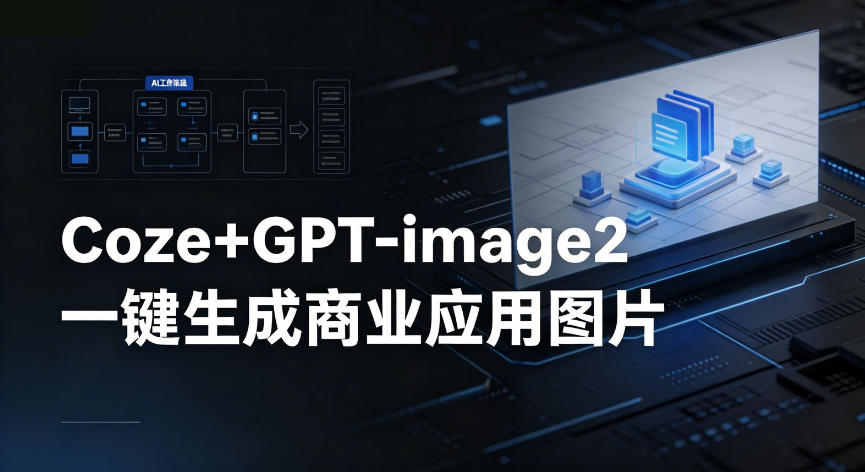【Coze工作流搭建实操教程】coze+GPT-image2一键生成商业应用图片，全流程保姆级教学-海淘下载站