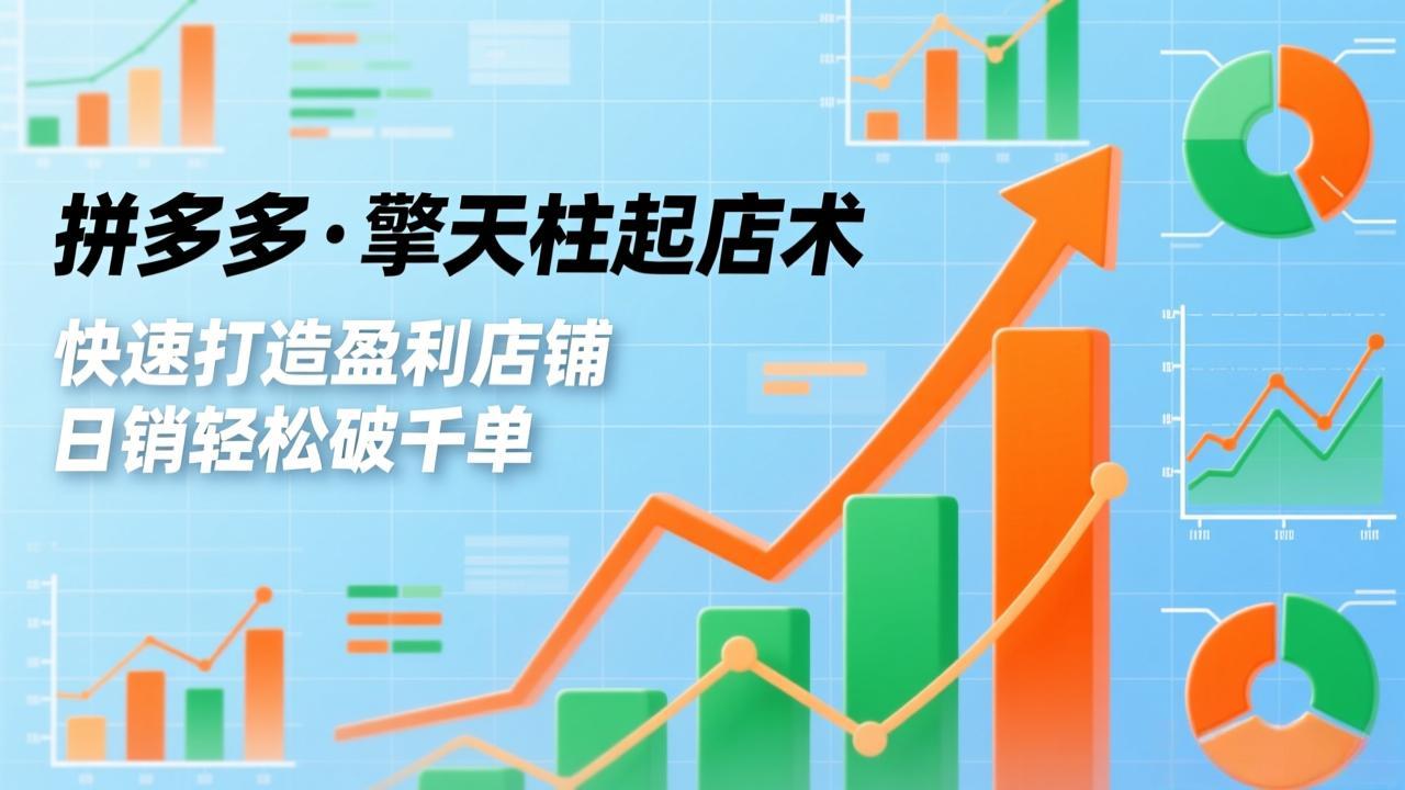 拼多多·擎天柱起店术，爆流布局、利润起飞、不断流，快速打造盈利店铺，日销破千单(更新-海淘下载站