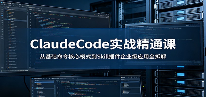 ClaudeCode实战精通课：从基础命令核心模式到Skill插件企业级应用全拆解-海淘下载站