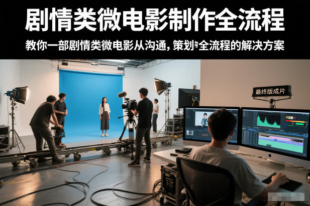 剧情类微电影制作全流程，教你一部剧情类微电影从沟通，策划到拍摄制作全流程的解决方案-海淘下载站