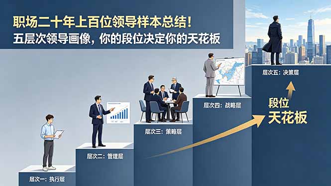 付费文章:职场二十年上百位领导样本总结!五层次领导画像,你的段位决定你的天花板-海淘下载站