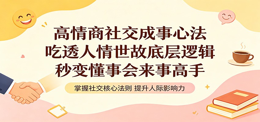 高情商社交成事心法：吃透人情世故底层逻辑，秒变懂事会来事高手-海淘下载站