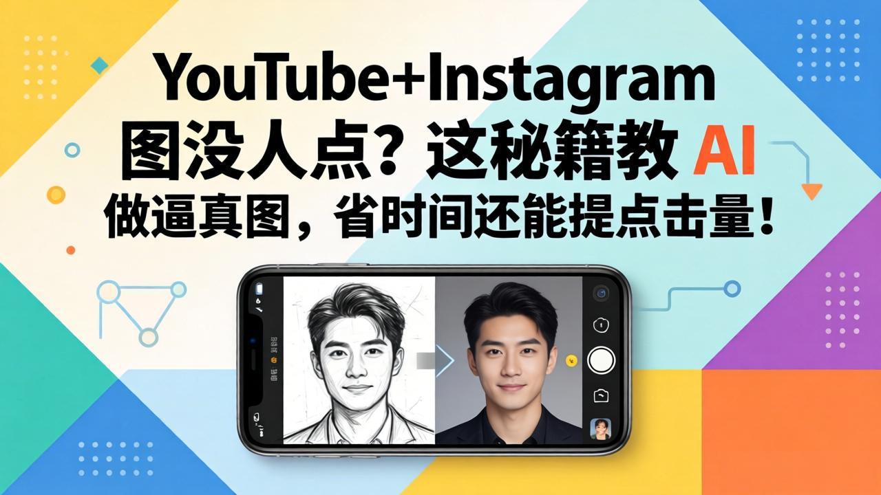 YouTube+Instagram图没人点？这秘籍教 AI 做逼真图，省时间还能提点击量-海淘下载站
