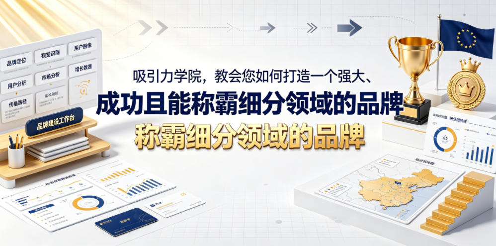 吸引力学院，教会您如何打造一个强大、成功且能称霸细分领域的品牌！【原创双语字幕】-海淘下载站