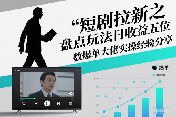 短剧拉新之盘点玩法日收益五位数爆单大佬实操经验分享-海淘下载站