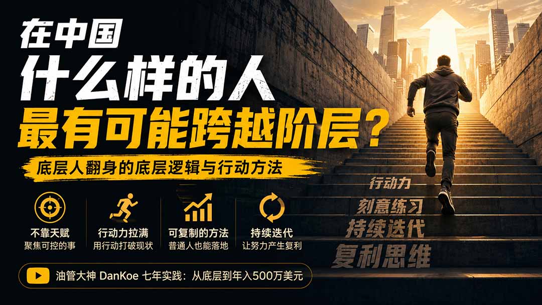 付费文章:在中国什么样的人最有可能跨越阶层?底层人翻身的方法! 付费文章:在中国什么样的人最有可能跨越阶层?底层人翻身的方法!