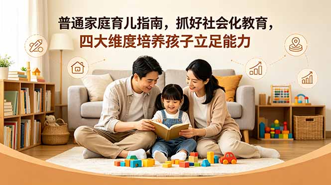 付费文章：普通家庭育儿指南，抓好社会化教育，四大维度培养孩子立足能力-海淘下载站