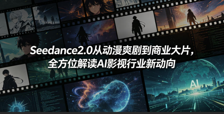 Seedance2.0从动漫爽剧到商业大片，全方位解读AI影视行业新动向-海淘下载站