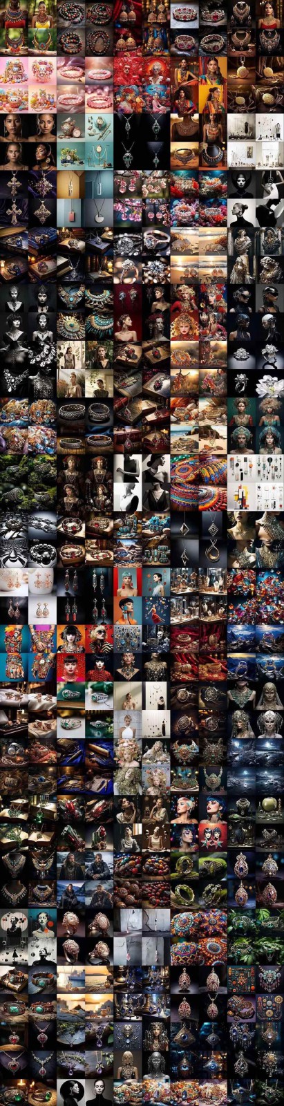 463个Midjourney珠宝摄影提示词：覆盖全品类珠宝，AI设计秒出专业效果-海淘下载站