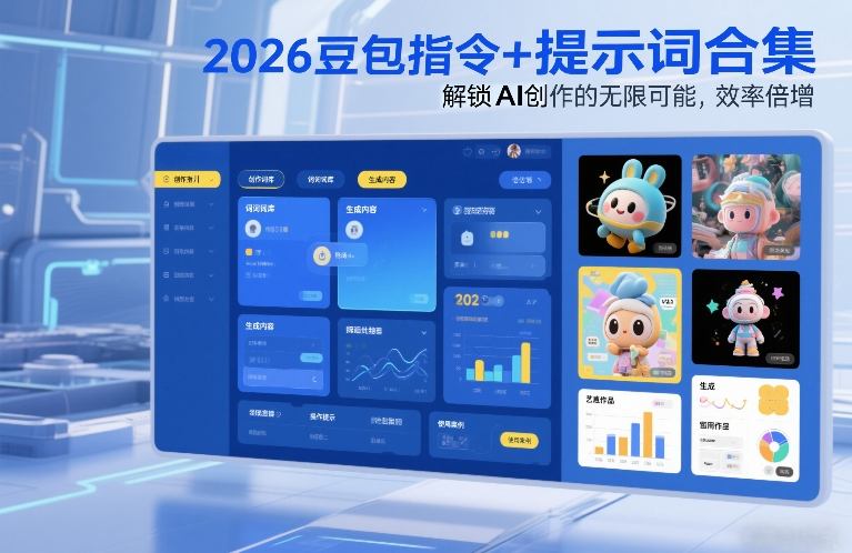2026豆包指令+提示词合集，解锁AI创作的无限可能，效率倍增-海淘下载站