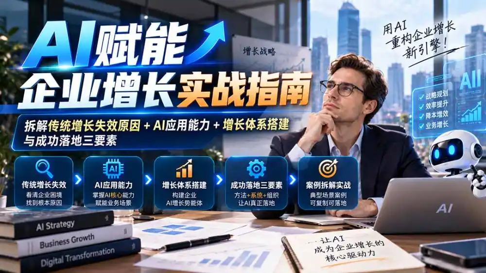 【无水印】AI赋能企业增长实战指南：拆解传统增长失效原因+AI应用能力+增长体系搭建与成功落地三要素-海淘下载站