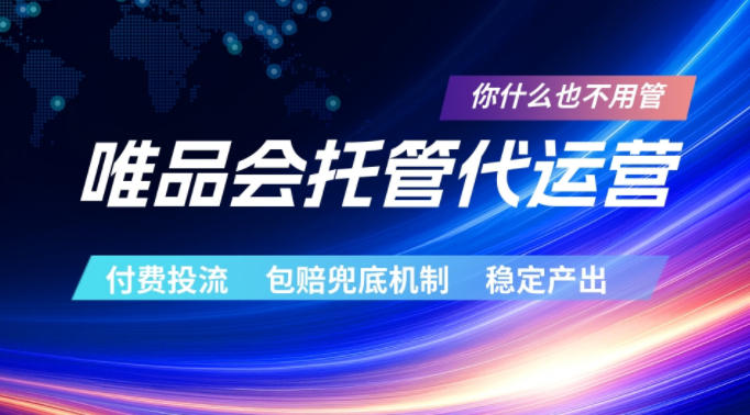 唯品会托管代运营，付费投流玩法，包赔兜底机制，稳定产出【揭秘】-海淘下载站