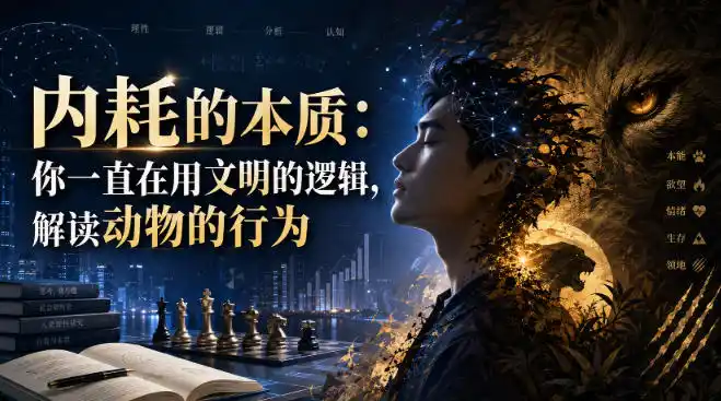 付费文章:内耗的本质:你一直在用文明的逻辑,解读动物的行为-海淘下载站