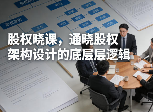 股权晓课，通晓股权架构设计的底层逻辑-海淘下载站