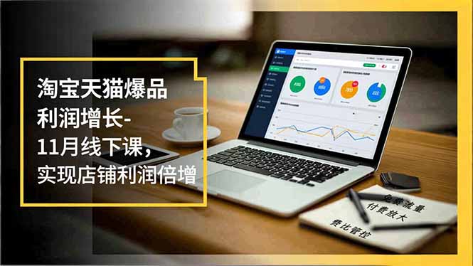 淘宝天猫爆品利润增长-11月线下课，免费流量、付费放大、费比管控，实现店铺利润倍增-海淘下载站