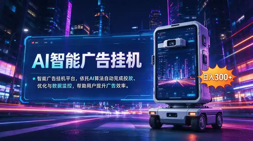 AI 智能广告挂机｜AI 自动运行，轻松托管广告任务-海淘下载站