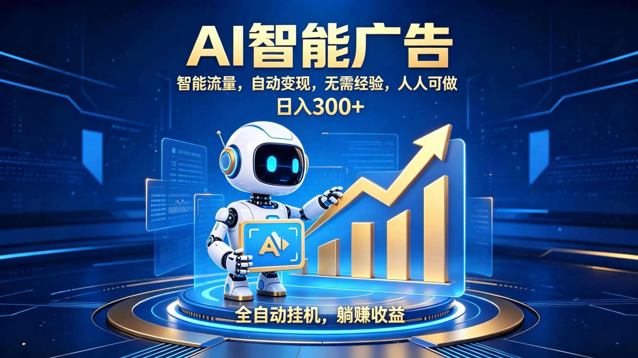 轻资产新赛道,全自动AI广告,打造持续收益-海淘下载站