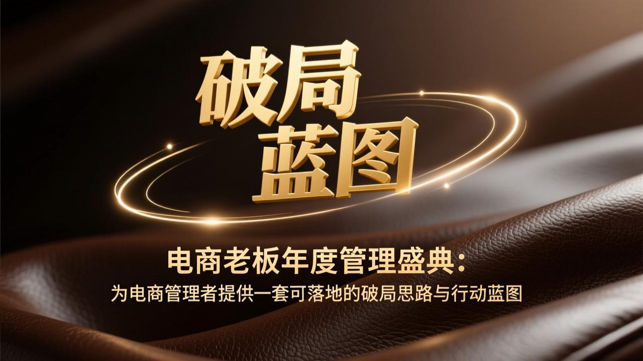 电商老板年度管理盛典：为电商管理者提供一套可落地的破局思路与行动蓝图-海淘下载站