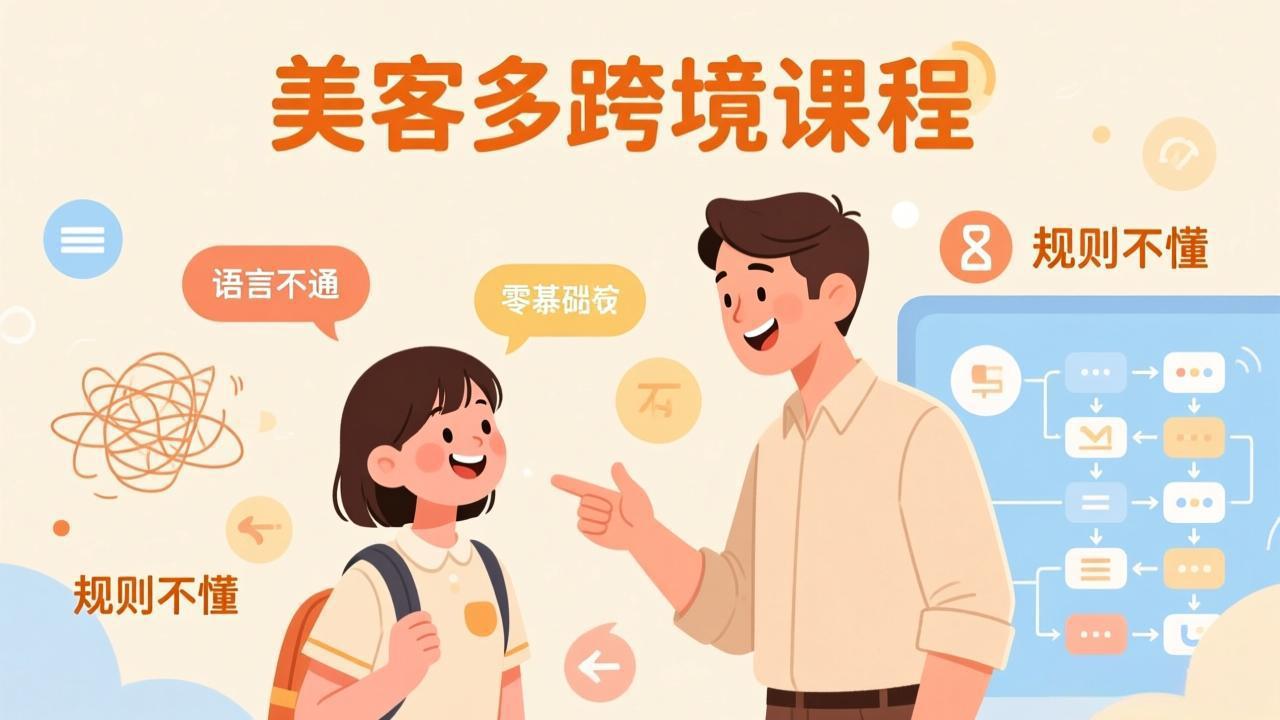 怕语言不通、怕不懂规则?零基础小白也能做的美客多跨境课,手把手带你美客多开店稳赚-海淘下载站