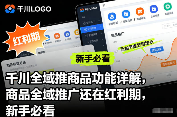 千川全域推商品功能详解，商品全域推广还在红利期，新手必看-海淘下载站