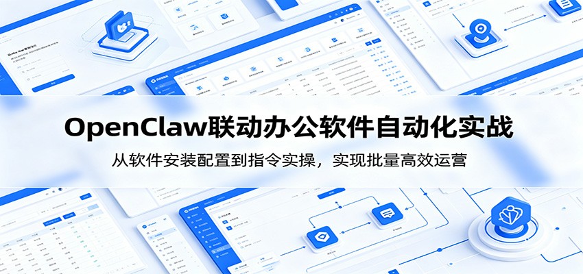 OpenClaw自动化实操课:从软件安装配置到指令实操,实现批量高效运营-海淘下载站