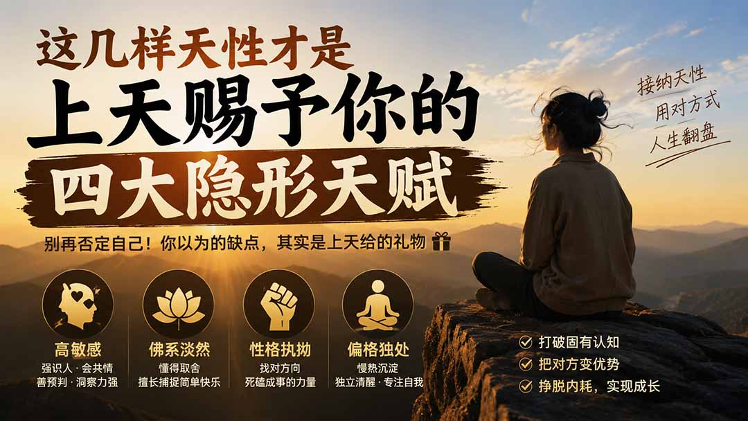 付费文章:这几样天性才是上天赐予你的四大隐形天赋-海淘下载站