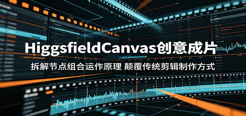 HiggsfieldCanvas创意成片：拆解节点组合运作原理，颠覆传统剪辑制作方式-海淘下载站