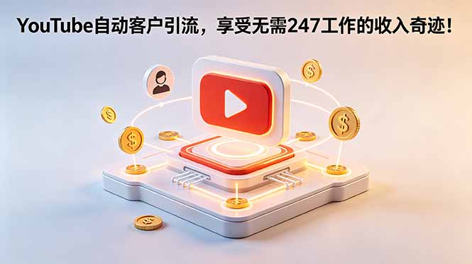 YouTube 自动客户引流，享受无需 247 工作的收入奇迹！【原创双语字幕】-海淘下载站