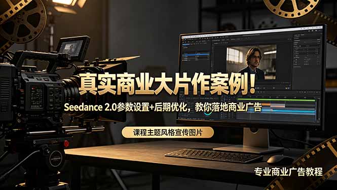 真实商业大片作案例！Seedance 2.0参数设置+后期优化，教你落地商业广告-海淘下载站