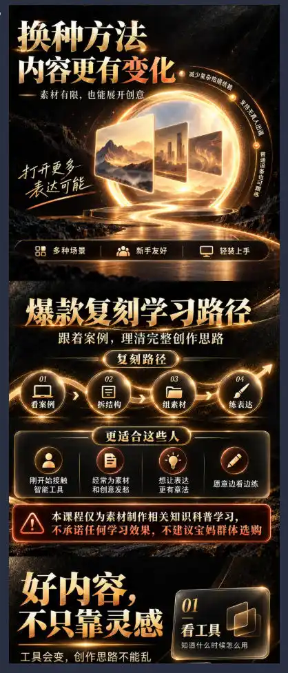 素材制作知识课,爆款复刻Codex短视频自动化,从素材拆解到创意表达,让AI自动“干活”,而不是只会回答问题-海淘下载站