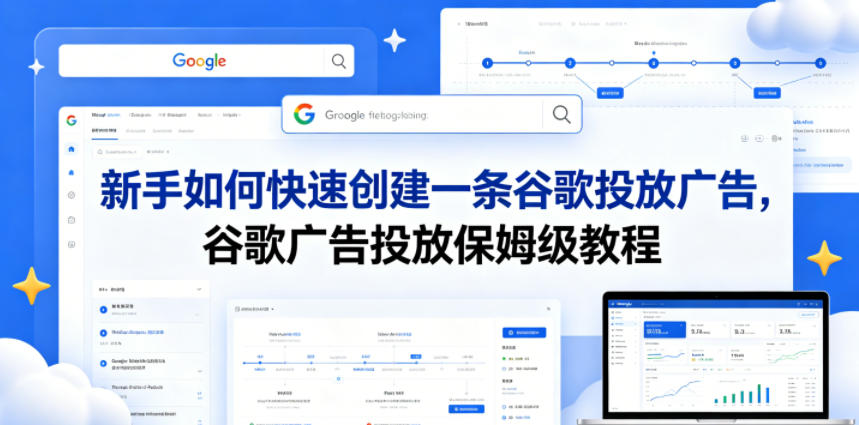 新手如何快速创建一条谷歌投放广告，谷歌广告投放保姆级教程-海淘下载站