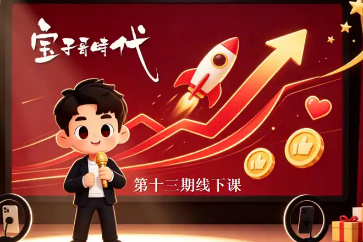 宝子哥抖音直播第13期VIP线下课9月5-6日,26年最值得看的直播课程,快速突破直播间流量瓶颈,打造高效起号闭环 宝子哥抖音直播第13期VIP线下课9月5-6日,26年最值得看的直播课程,快速突破直播间流量瓶颈,打造高效起号闭环